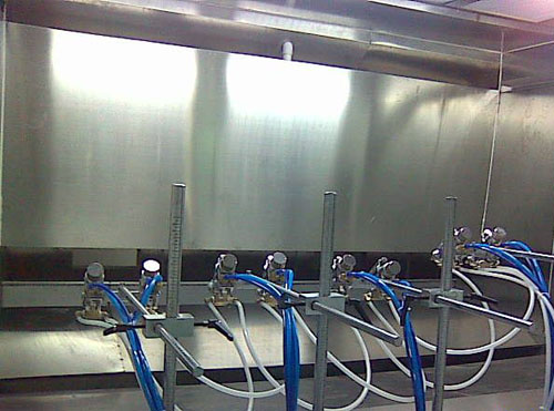 雙層管噴涂生產線